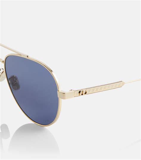 Dior Cannage A1U Aviator Sunglasses .